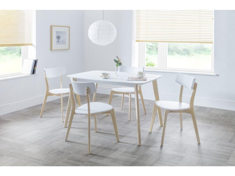 Cargo Rectangular Dining Table White