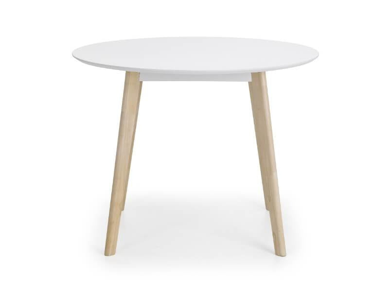 Cargo Round Dining Table White