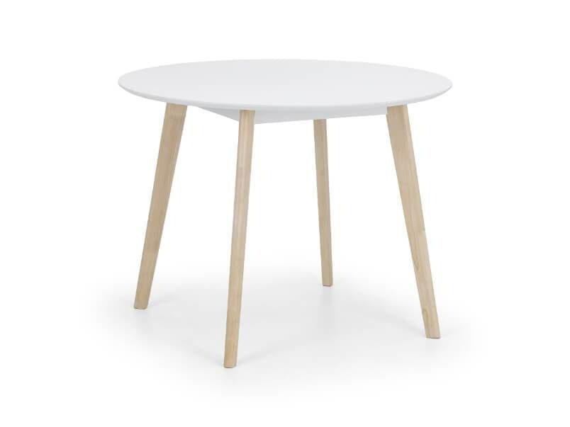 Cargo Round Dining Table White