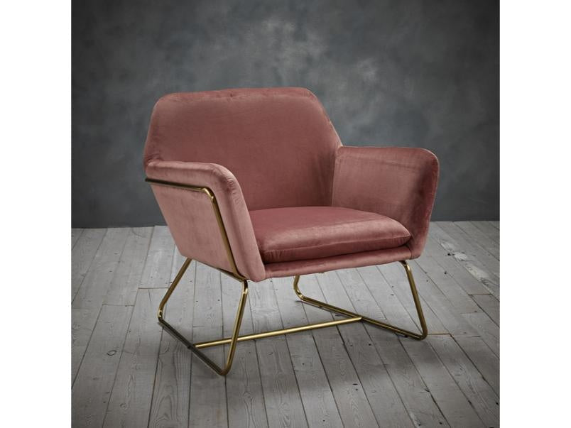 Charles Armchair Vintage Pink