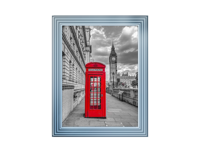 Telephone booth with Big Ben, London, Assaf Frank