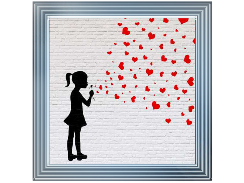 Sowing the seeds of Love, inspired by Banksy