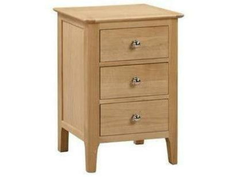 Cotswold Oak 3 Drawer Bedside