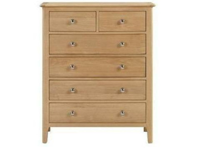 Cotswold Oak 4+2 Drawer Chest