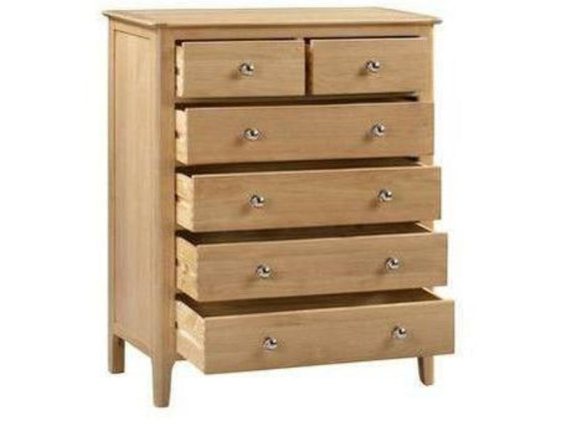Cotswold Oak 4+2 Drawer Chest