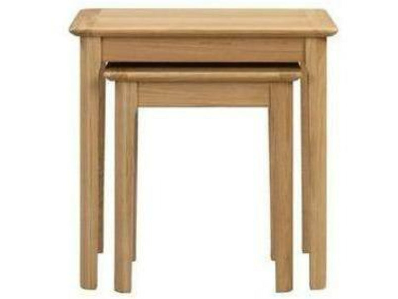 Cotswold Oak Nest Of 2 Tables