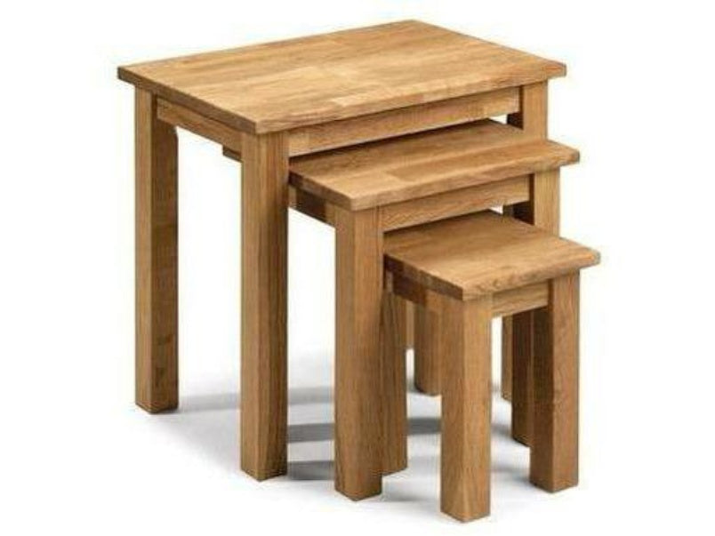 Coxmoor Oak Nest Of 3 Tables