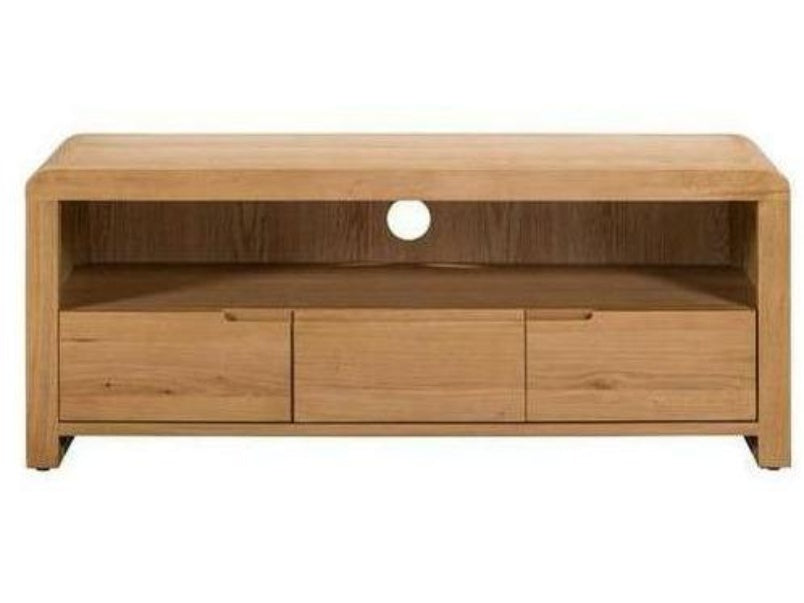 Curve Oak Tv Unit