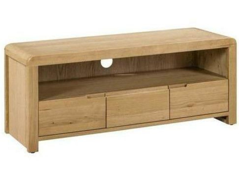 Curve Oak Tv Unit