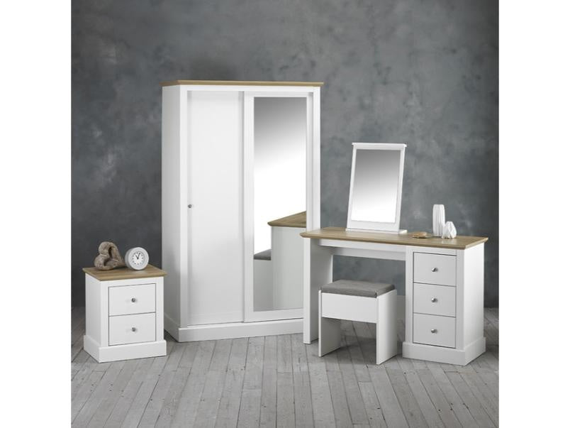 Devon Dressing Table Set White