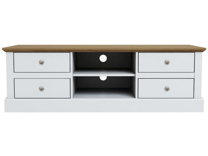 Devon TV Unit White