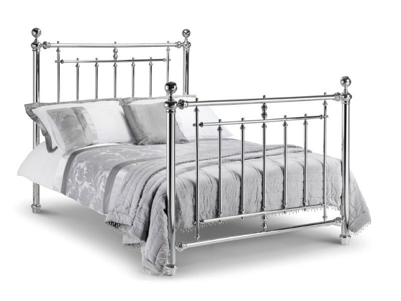 Empress Bed Chrome Plated Finish