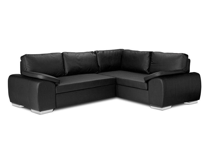 City Corner Sofa Bed 2C1 Faux Leather