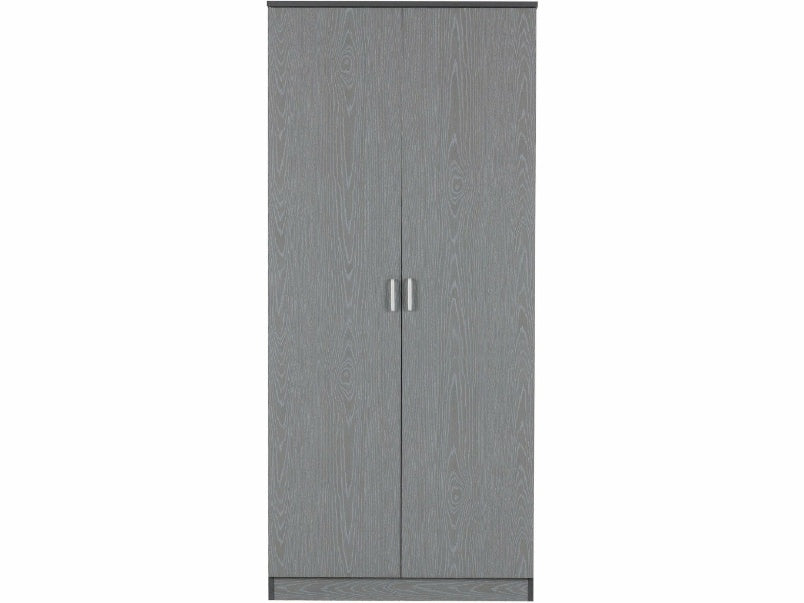 Felix 2 Door Wardrobe Grey