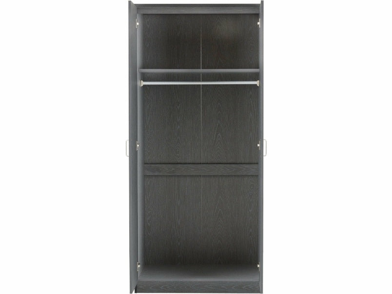 Felix 2 Door Wardrobe Grey