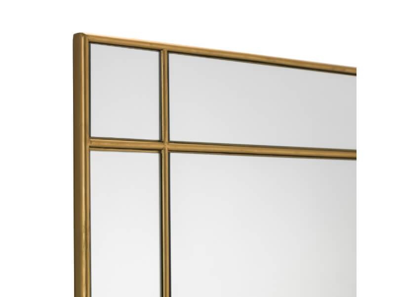 Fortissimo Gold Square Wall Mirror Gold