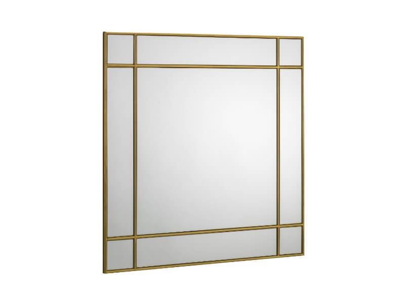 Fortissimo Gold Square Wall Mirror Gold