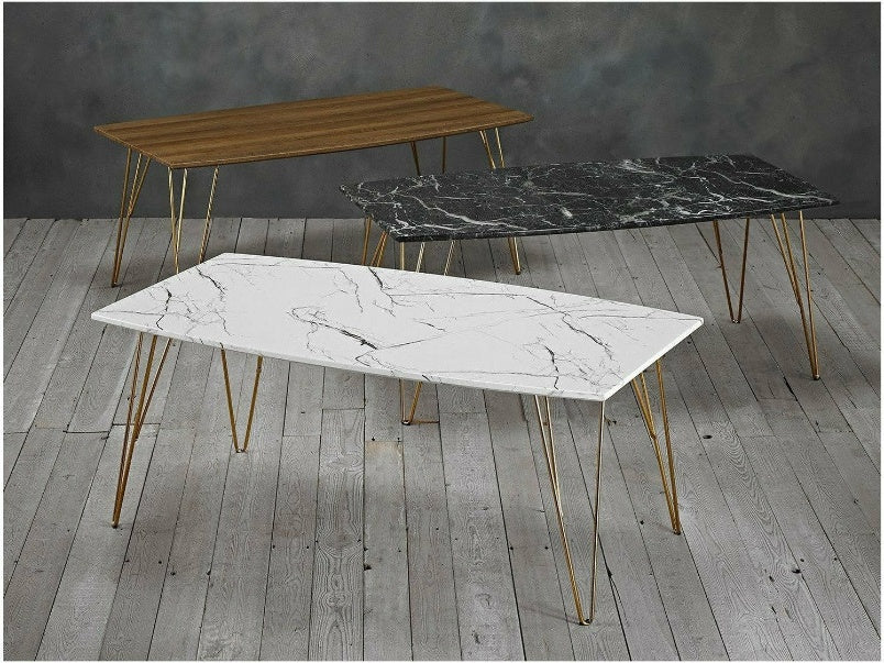 Fusion Coffee Table Black Marble