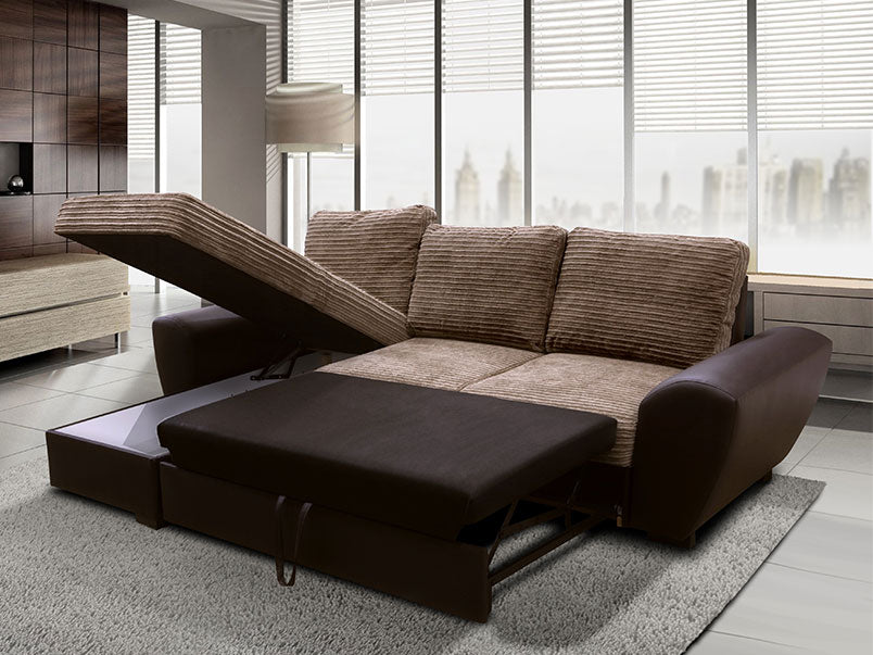 Brennington Corner Sofa Bed 2C1 Fabric