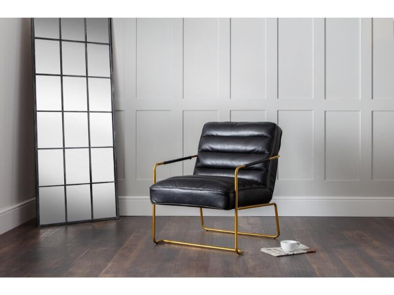 Giorgio Chair Black & Gold