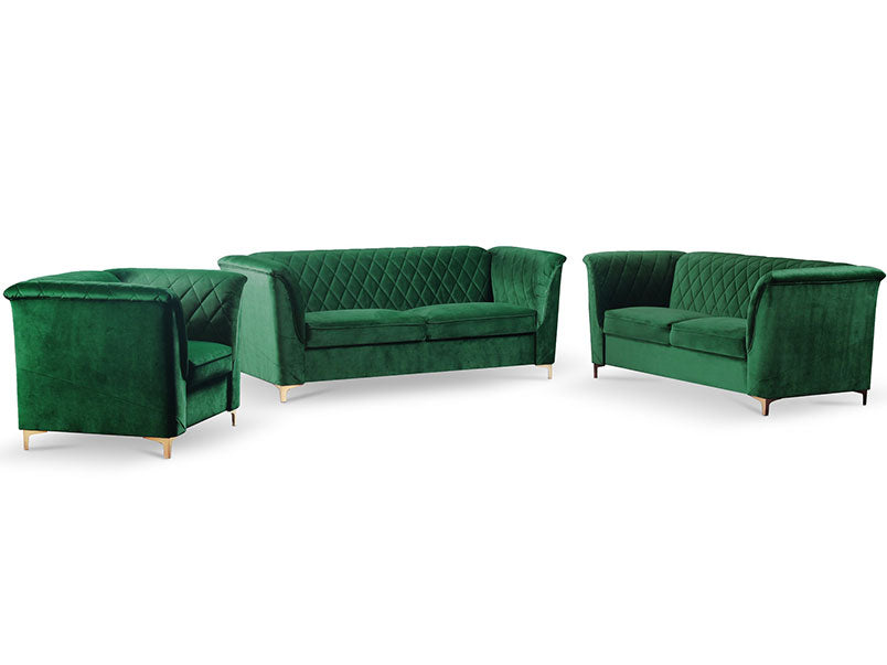 Glamoure 3+2 Seater Plush Velvet