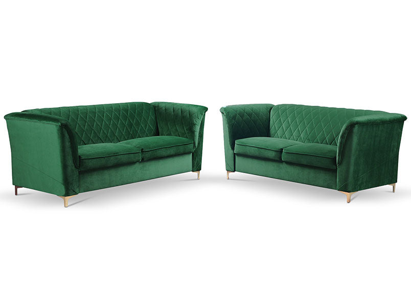 Glamoure 3+2 Seater Plush Velvet