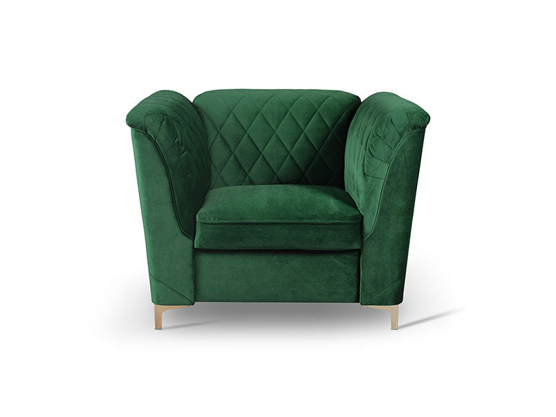 Glamoure Armchair Plush Velvet