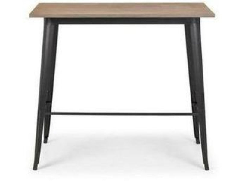 Grafton Mocha Elm/Black Bar Table