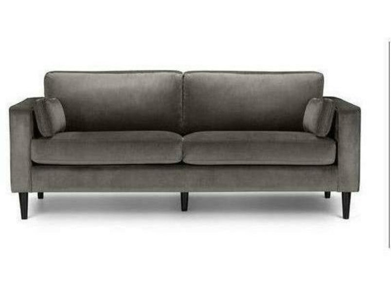 Hayward Grey Velvet Medium 2 Seater Sofa