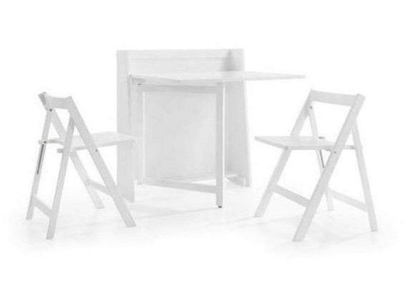 Helsinki Compact Folding Light Grey Dining Set