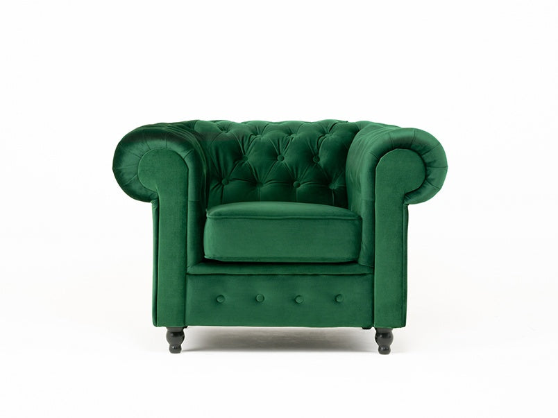 Alderley Plush Velvet Armchair