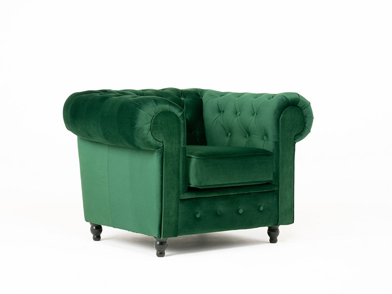 Alderley Plush Velvet Armchair