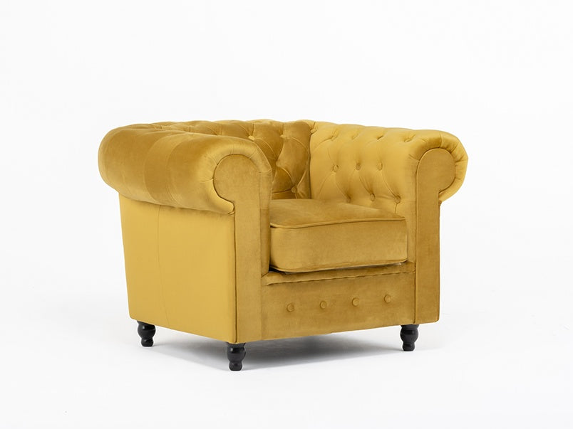Alderley Plush Velvet Armchair