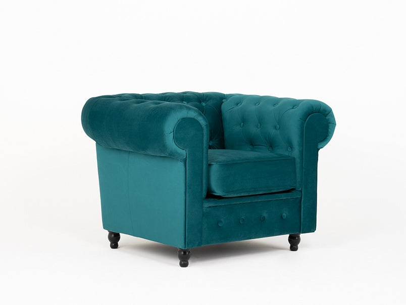 Alderley Plush Velvet Armchair