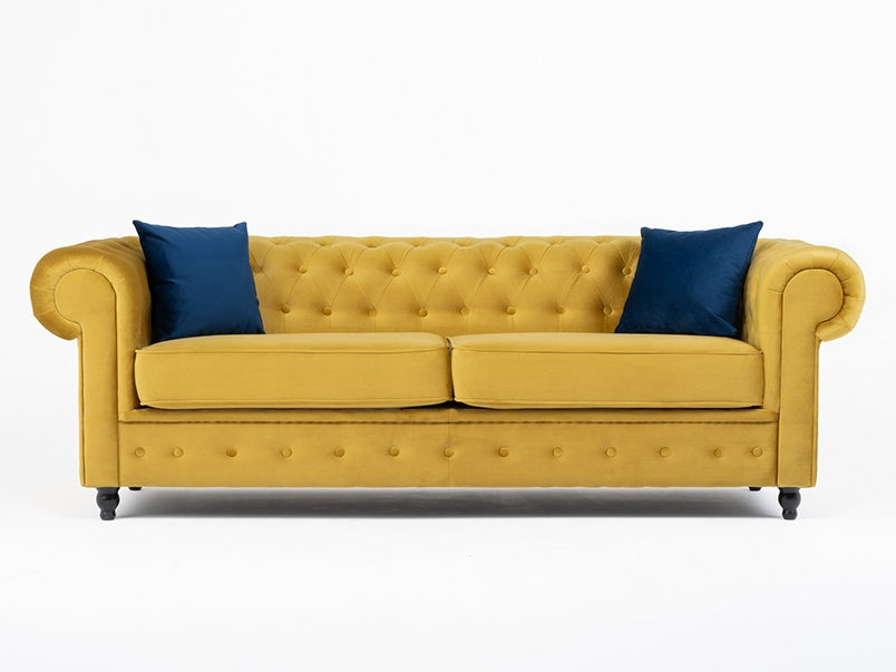 Alderley 3 Seater Plush Velvet Sofa