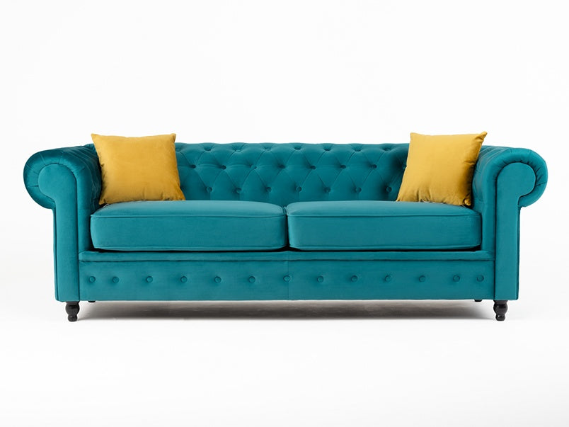 Alderley 3 Seater Plush Velvet Sofa