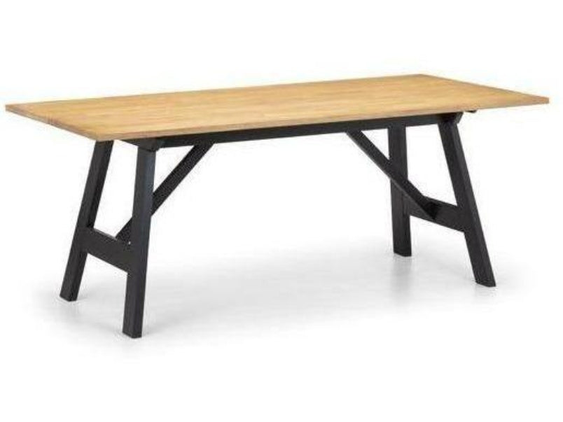 Hockley Black/Oak Dining Table