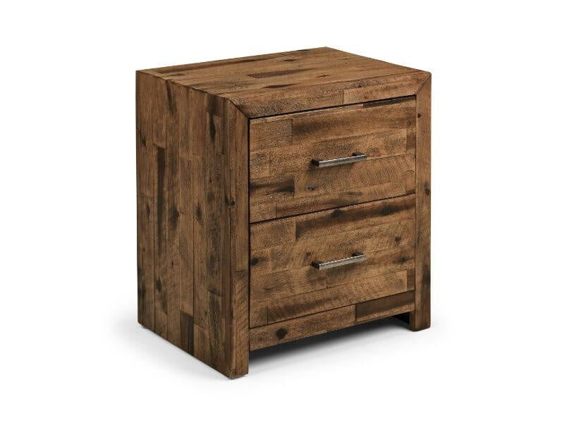 Hoxton 2 Drawer Bedside Rustic Oak