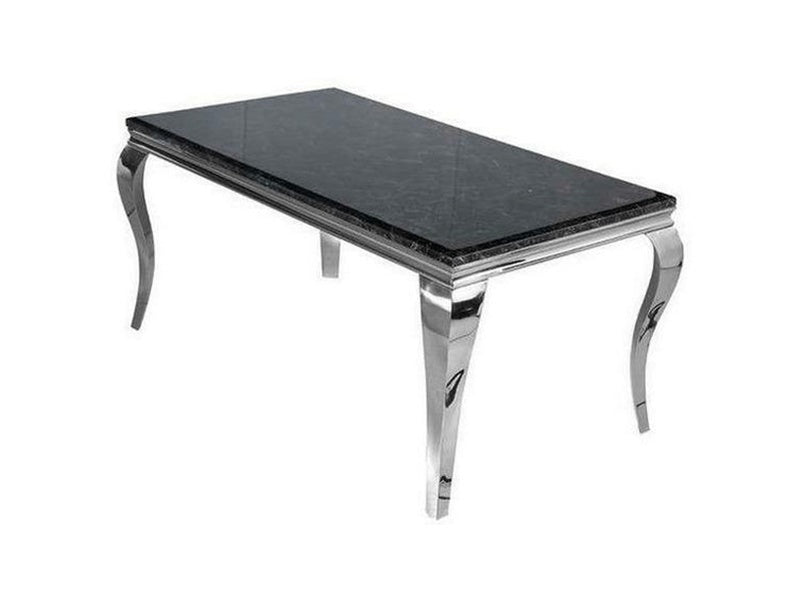 Tribeca Marble & Glass Dining Table