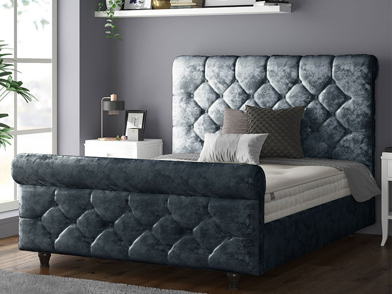 Jasmine Bed Crush Velvet Denium