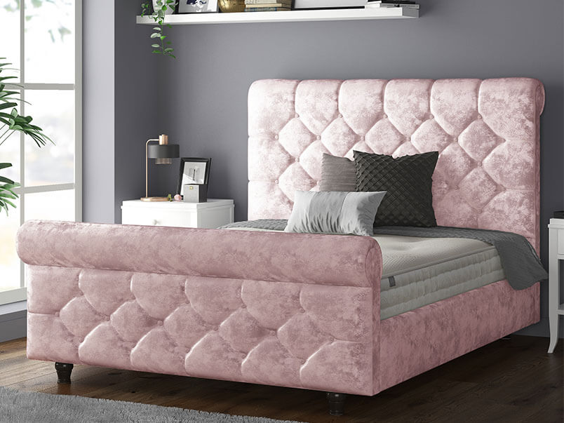 Jasmine Bed Crush Velvet Pink