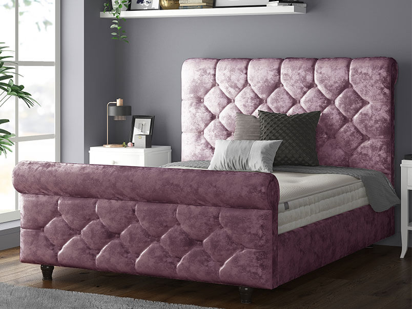 Jasmine Bed Crush Velvet Purple