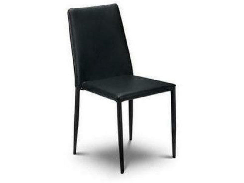 Jazz Faux Leather Stacking Dining Chair (Pack of 2)