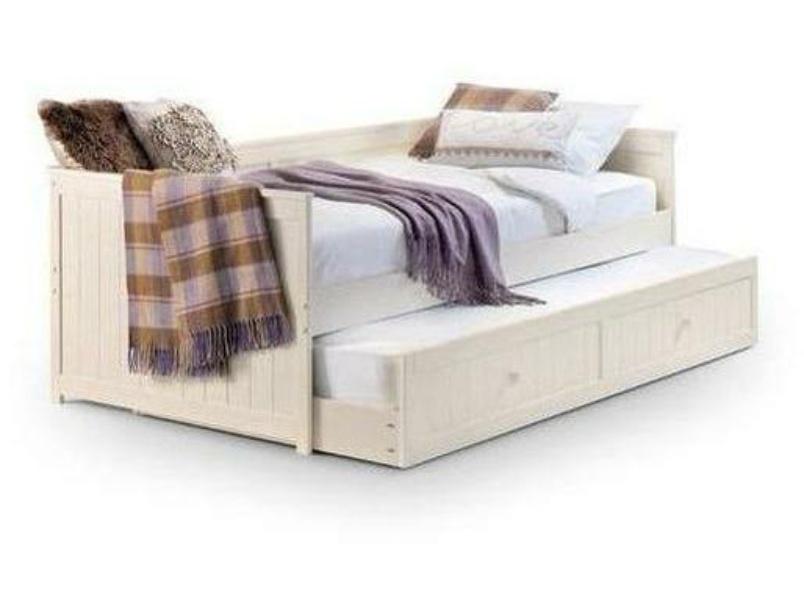 Jessica Daybed with Underbed Trundle Stone White