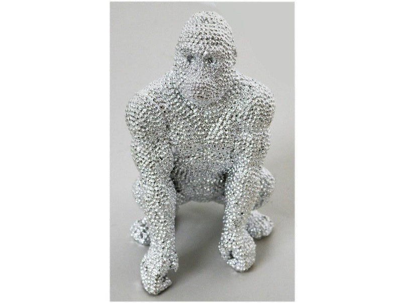 18" Jewel Gorilla Sitting
