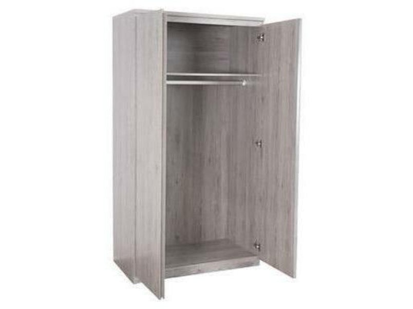 Jupiter 2 Door Wardrobe Grey Oak