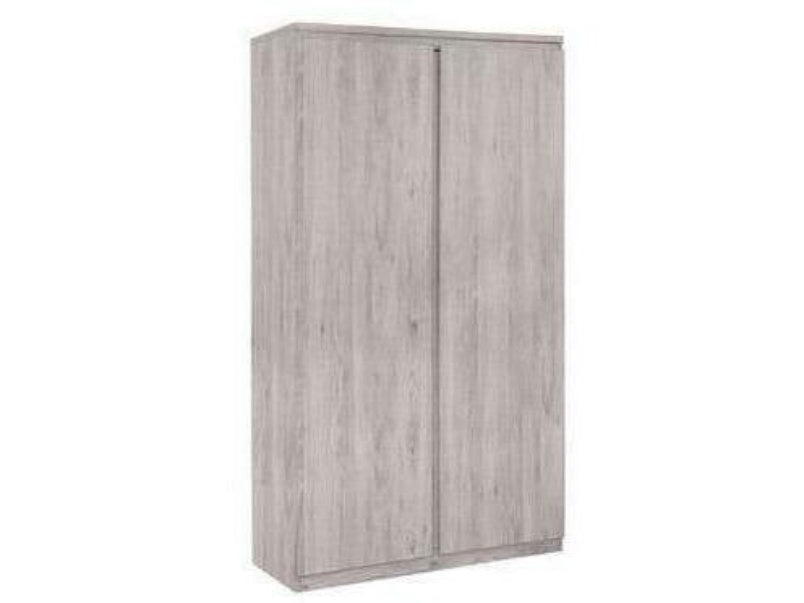 Jupiter 2 Door Wardrobe Grey Oak