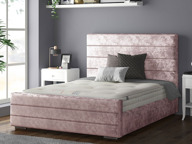 Kiara Bed Crush Velevt Pink