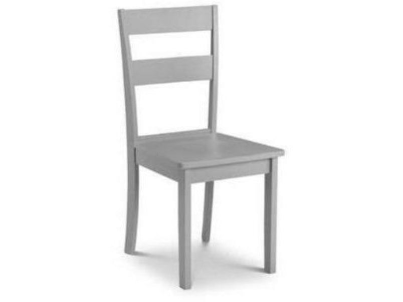 Kobe Lunar Grey Lacquer Dining Chair  (Pack of 2)