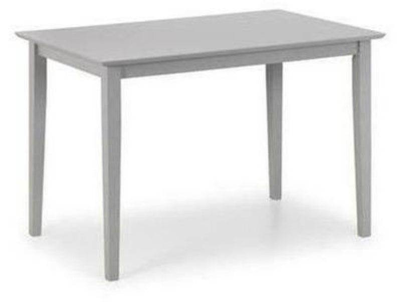 Kobe Lunar Grey Lacquer Dining Table (120cm x 80cm)